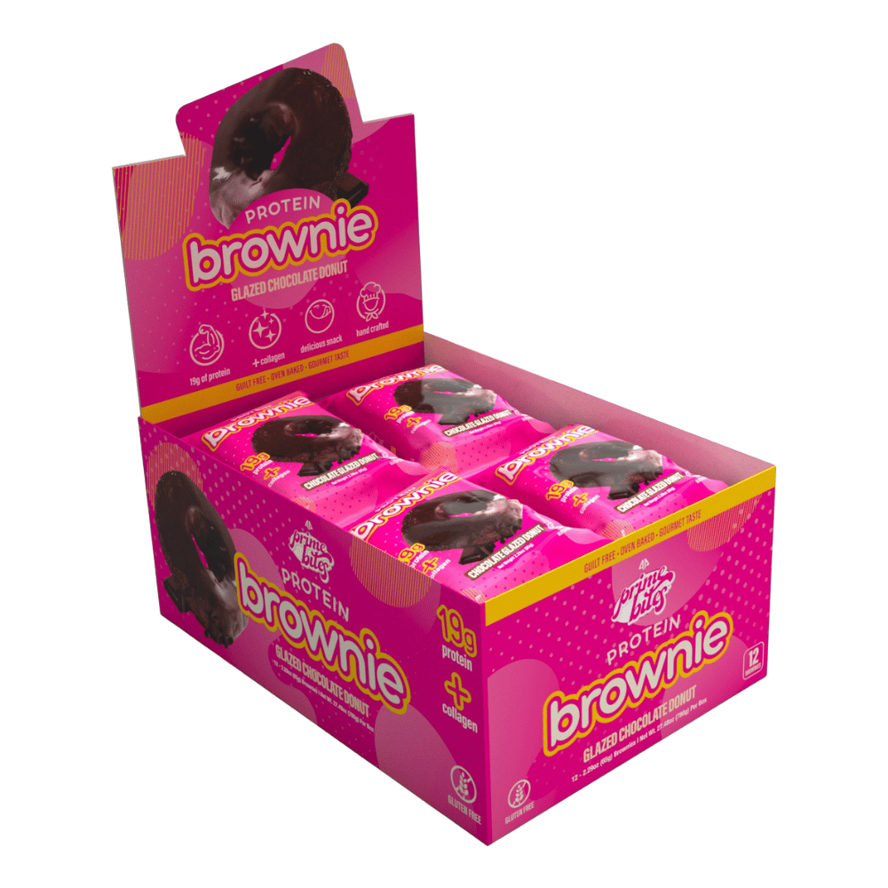 Alpha Prime Supplements UK - Glazed Chocolate Donut Flavour - Alpha Prime Bites -12 Packs