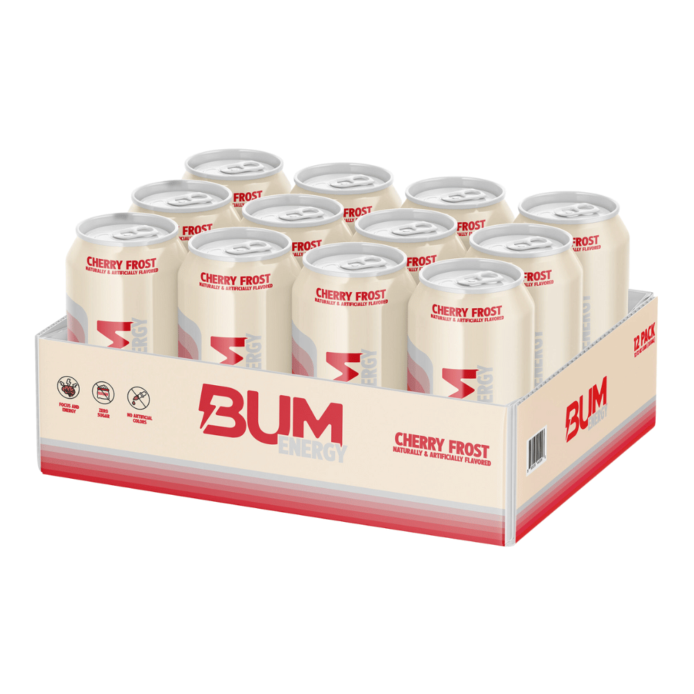 Cherry Frost BUM Energy Drinks - 12x355ml Can Pack
