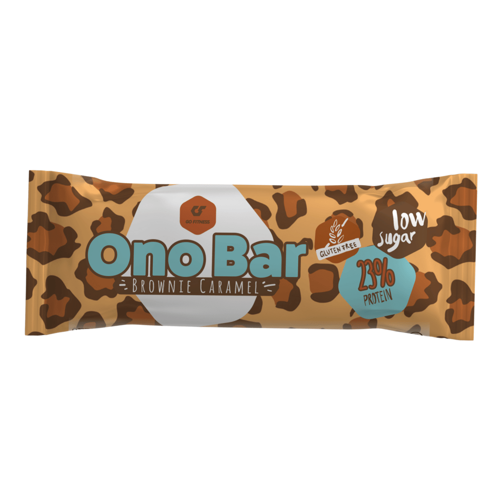 Go Fitness Brownie Caramel Ono Protein Bar - Single 40g Packet