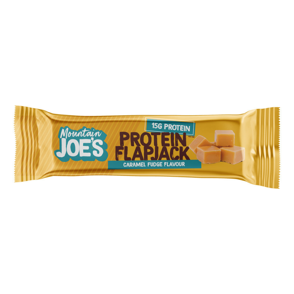 Mountain Joe's Caramel Fudge Protein Flapjacks - Single 60g Flapjack