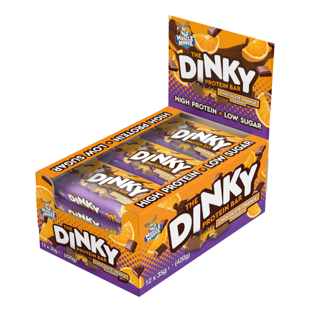 Chocolate Orange Dinky Protein Bars by Muscle Moose - 12 Pack