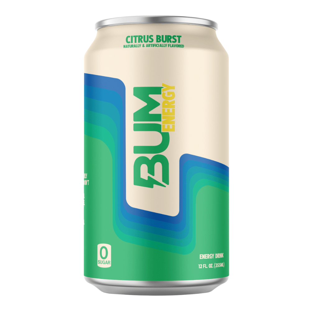 BUM Energy (CBUM) Citrus Burst Energy Drinks by Chris Bumstead - 355ml Cans