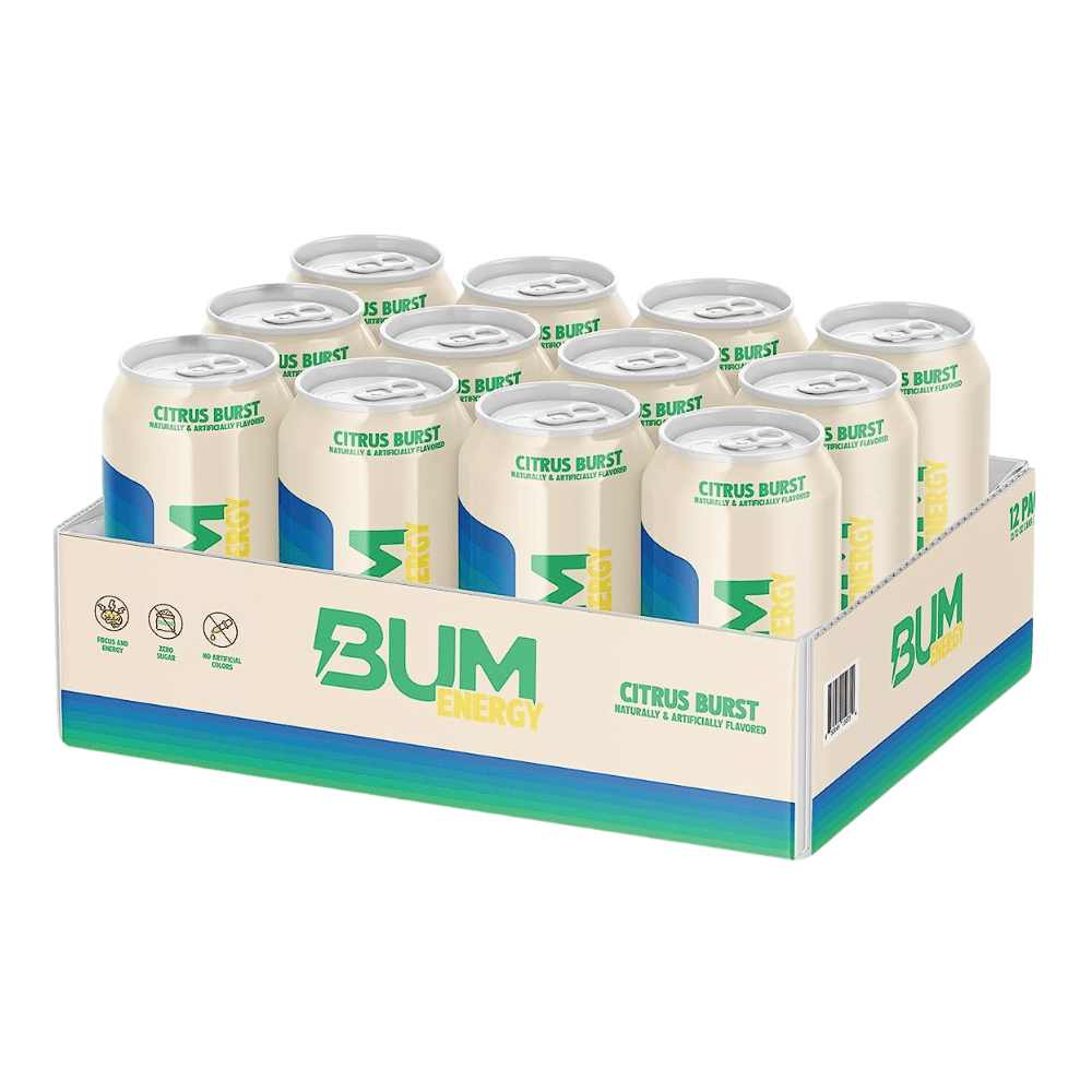 BUM Energy Drinks by Chris Bumstead - Citrus Burst Flavour - 12x355ml