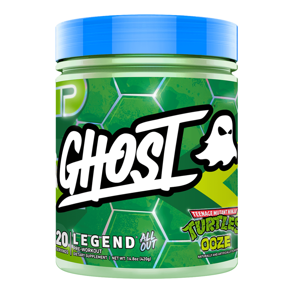 Ghost All-Out Legend Pre-Workout UK - Teenage Mutant Ninja Turtles Ooze Flavour - 20 Servings