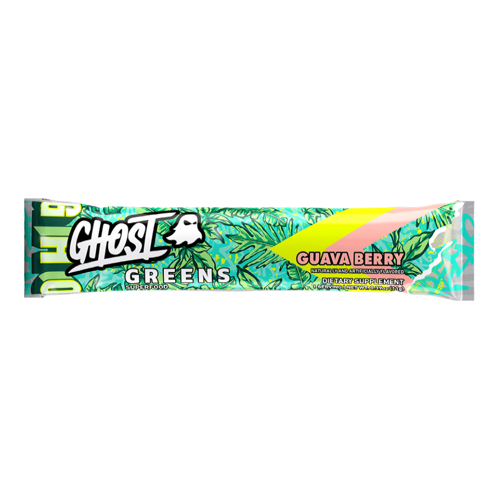 Ghost Superfood Greens Sample Sticks Sachets - Guava Berry Flavour