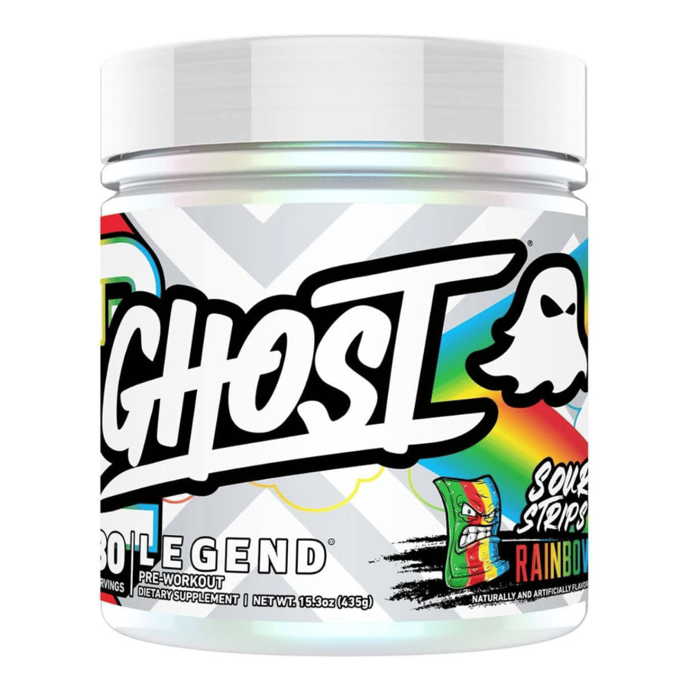 Ghost Sour Strips Rainbow - Legend V3 Pre-Workout - 30 Serving Tubs (435g)