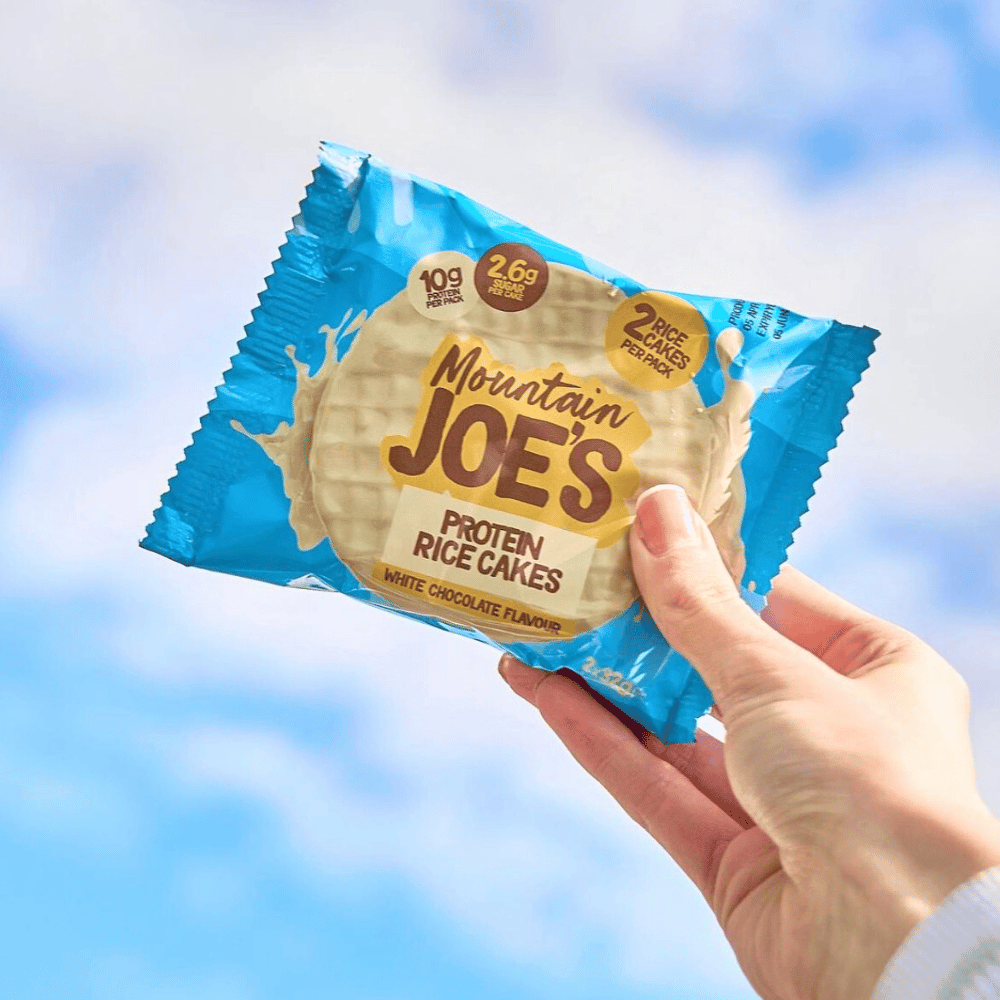 Mountain Joe's White Chocolate Protein Rice Cakes | Protein