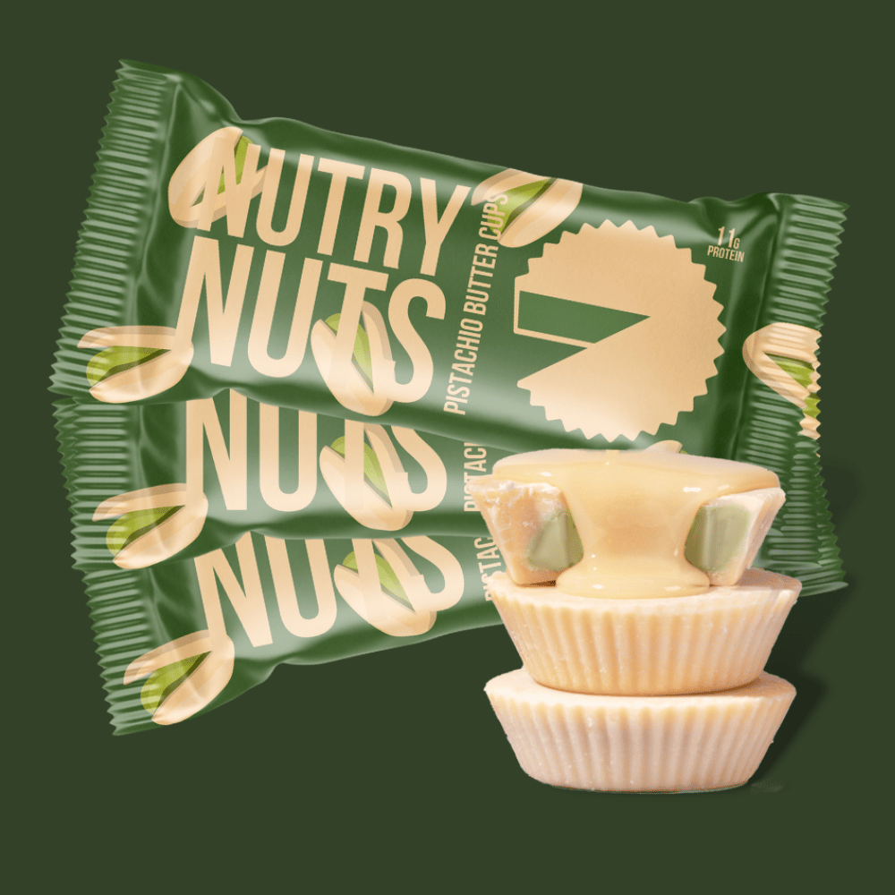 Nutry Nuts White Chocolate Pistachio Protein Cups Protein Package