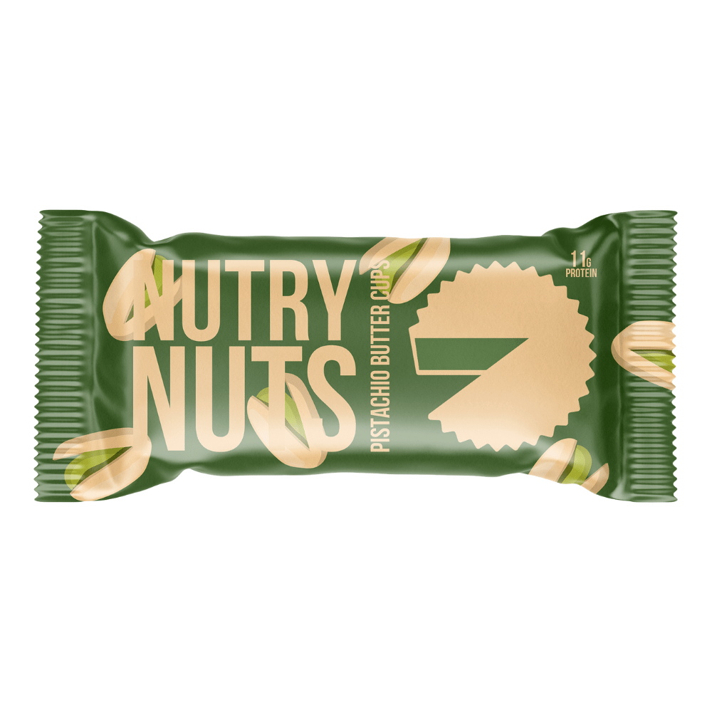 White Chocolate Pistachio Nutry Nut Cups - Single 42g Packet