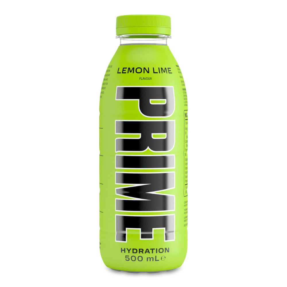 Prime Hydration - Lemon and Lime Flavoured Drinks - 500ml Bottles UK