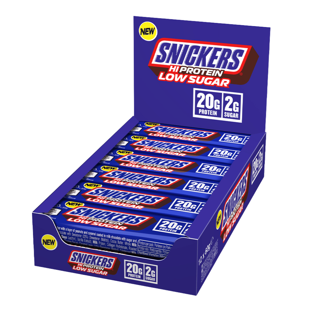 Snickers Low-Sugar Protein Bars - Original Flavour - 12 Pack