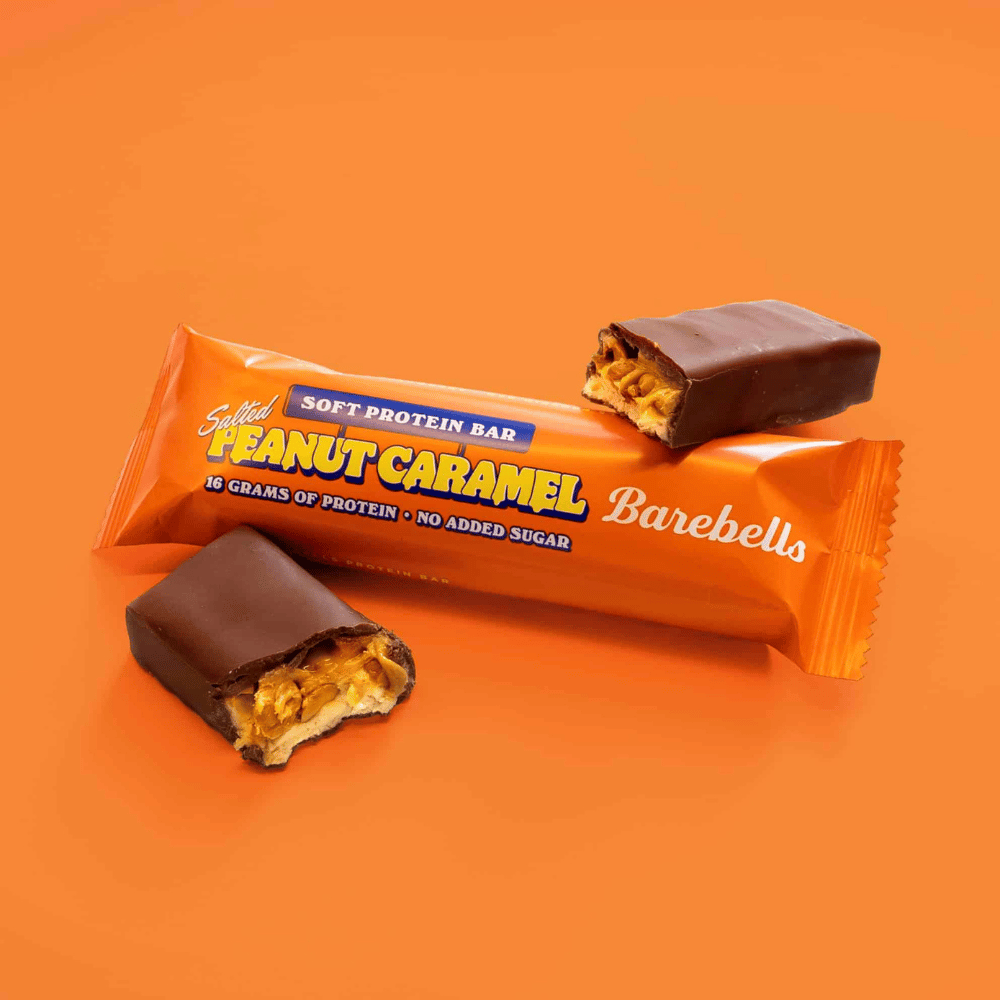 Inside the Barebells Soft Peanut Caramel Protein Bars