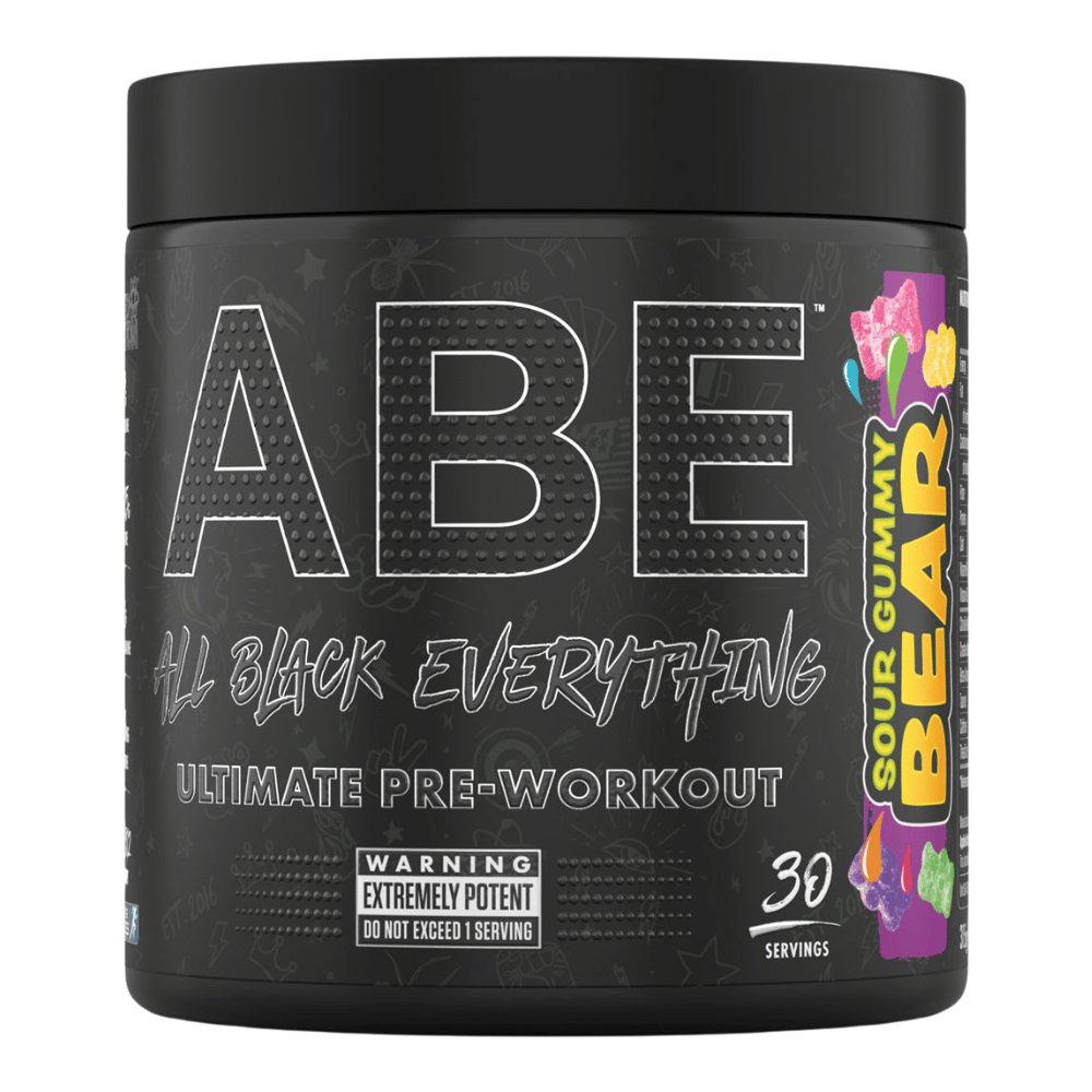 ABE Pre-Workout Supplement (Sour Gummy Bear Flavour) - 30 Serving Tubs