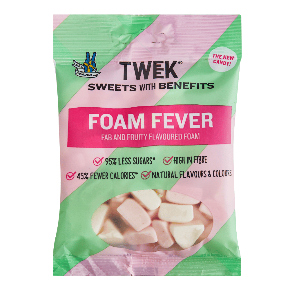 Tweek Foam Fever Low Calorie Sweets 70g Protein Package