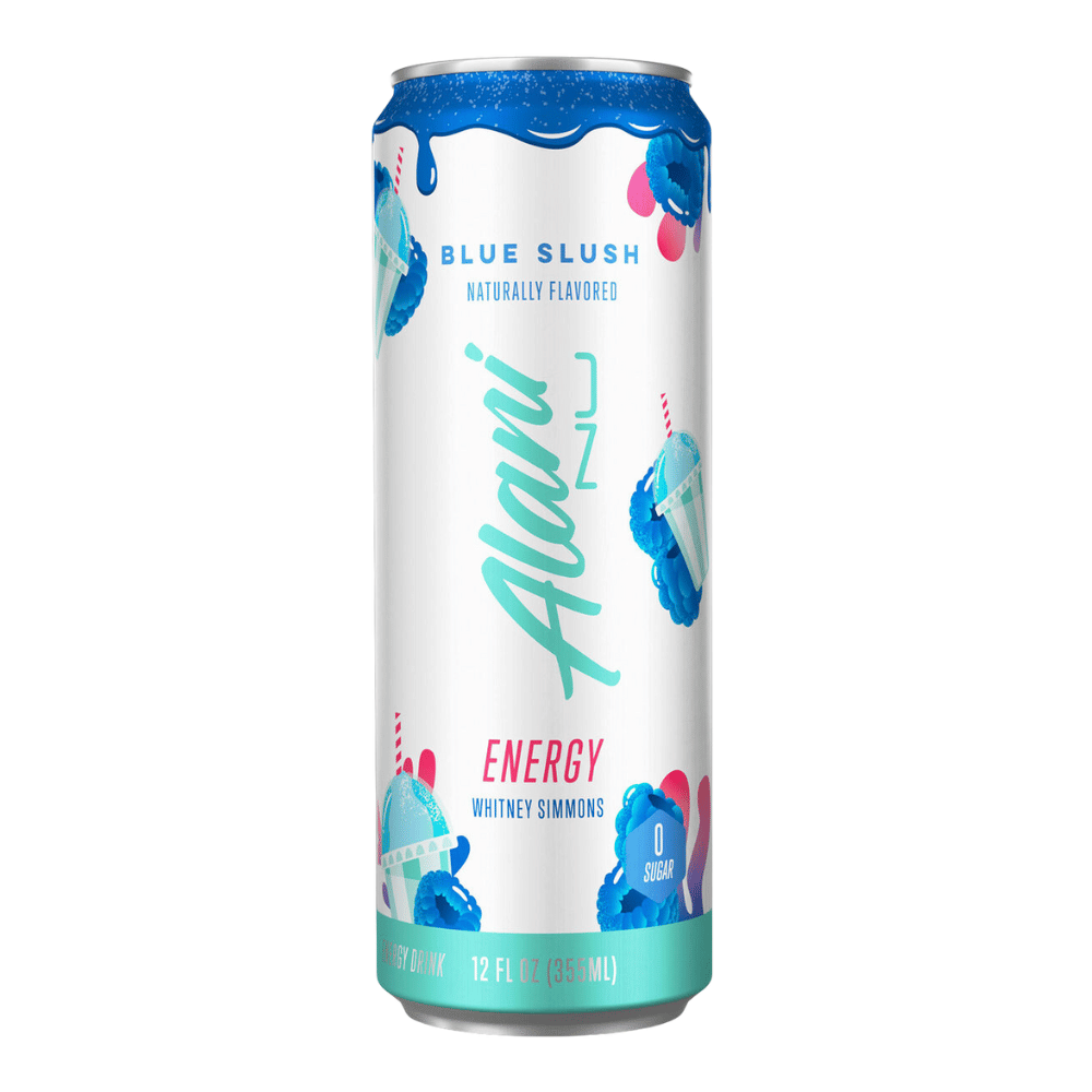 Alani Nu Whitney Simmons Blue Slush Flavoured Zero Sugar Energy Drink - 1x355ml Can