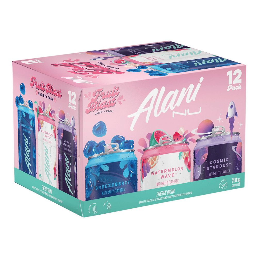 Variety Pack of Alani Nu Energy Drinks (12 Drinks)