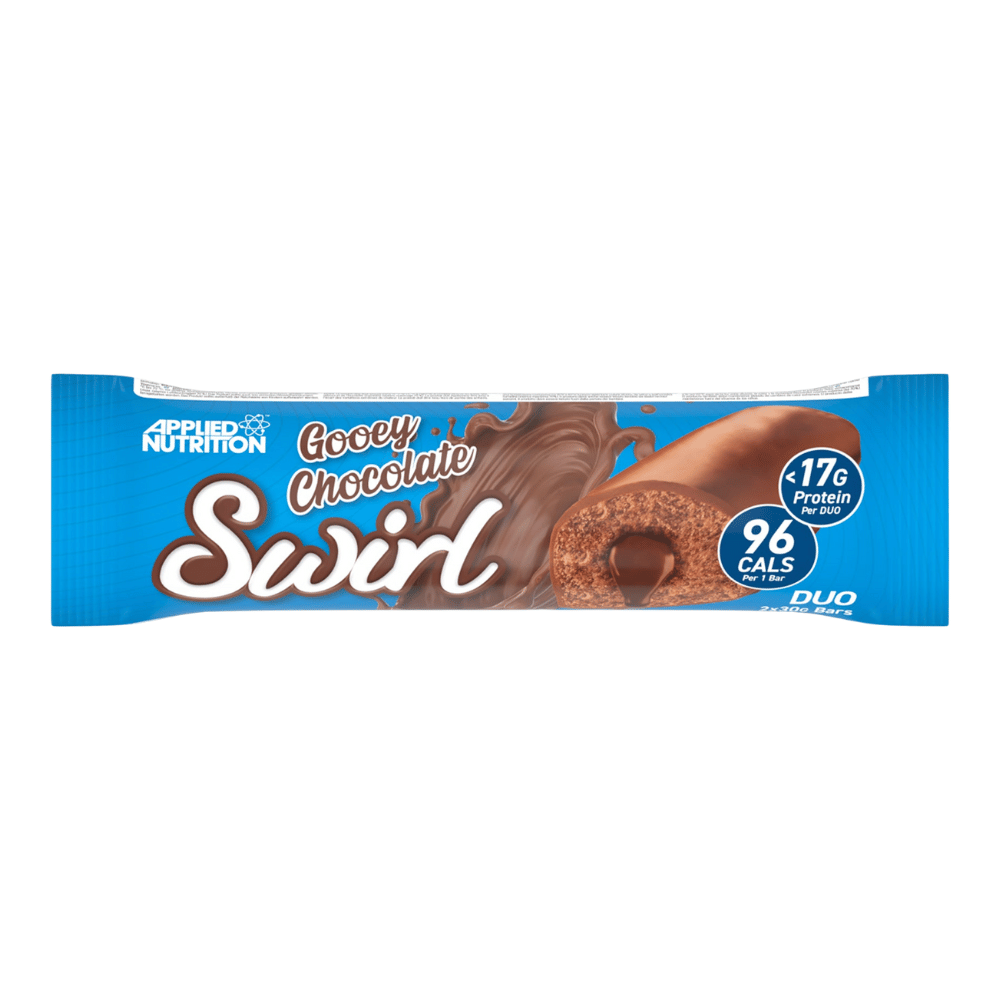 Gooey Chocolate Flavour Applied Nutrition Swirl Duo Protein Bar - Single 60g Bar