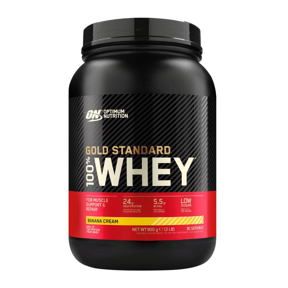 Banana Flavoured 908g Optimum Nutrition Protein Powders Using 100% Whey Blend
