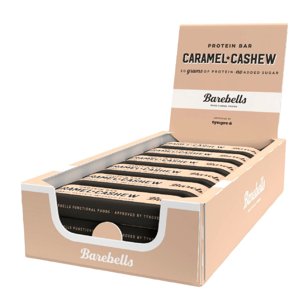 Caramel Cashew Flavoured Barebells Protein Bars 12x55g - Protein Package - Cheap Protein Bars