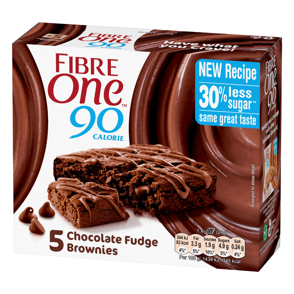 Fibre One Squares - Chocolate Fudge Brownie Boxes - Low Priced Fibre One Offers