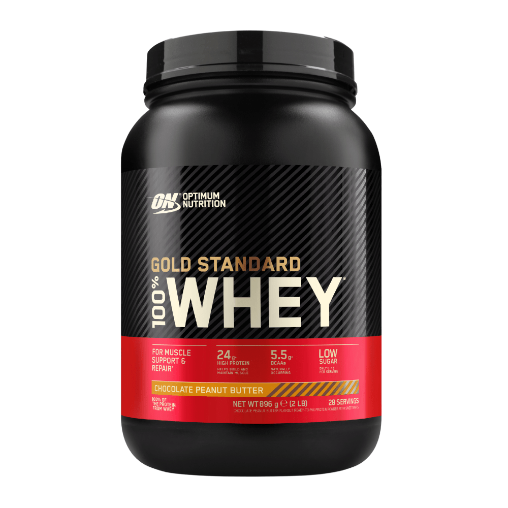 908g Tubs of Chocolate Peanut Butter 100% Whey Powder - 28 Servings 