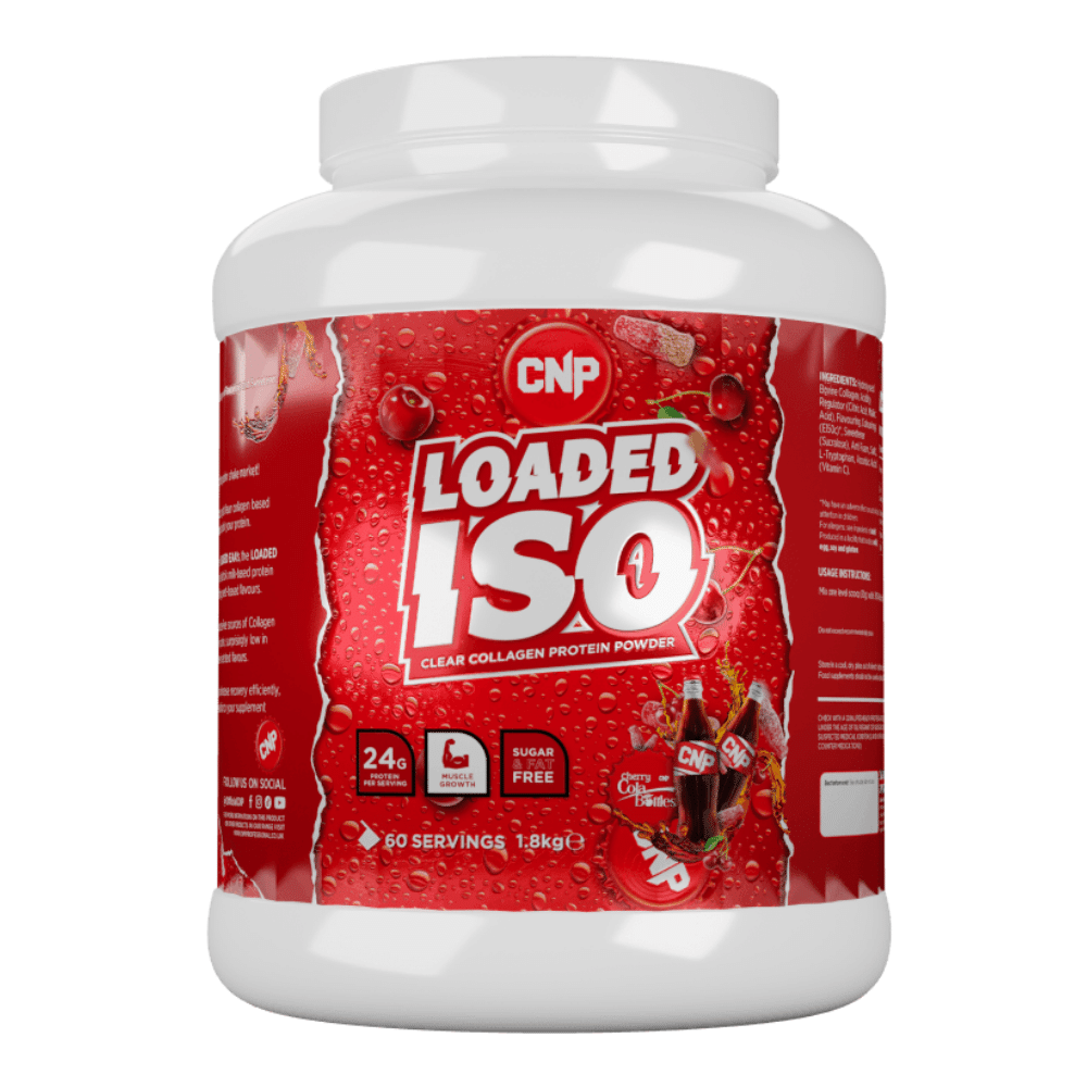 CNP Cherry Cola Bottles Loaded Isolate Collagen Protein Powder (60 Servings) - 1.8kg Tubs