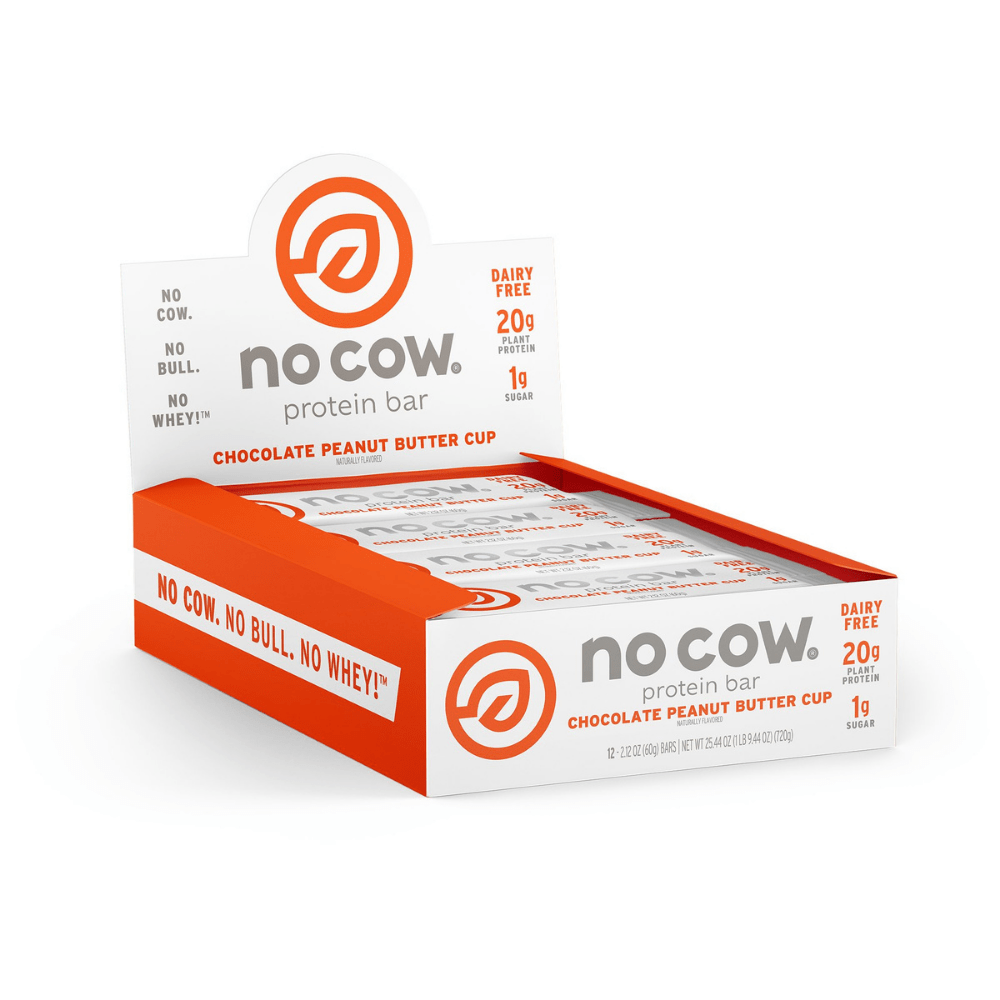 NoCow New Flavour - Chocolate Peanut Butter Cup UK - Produced in USA by No Cow