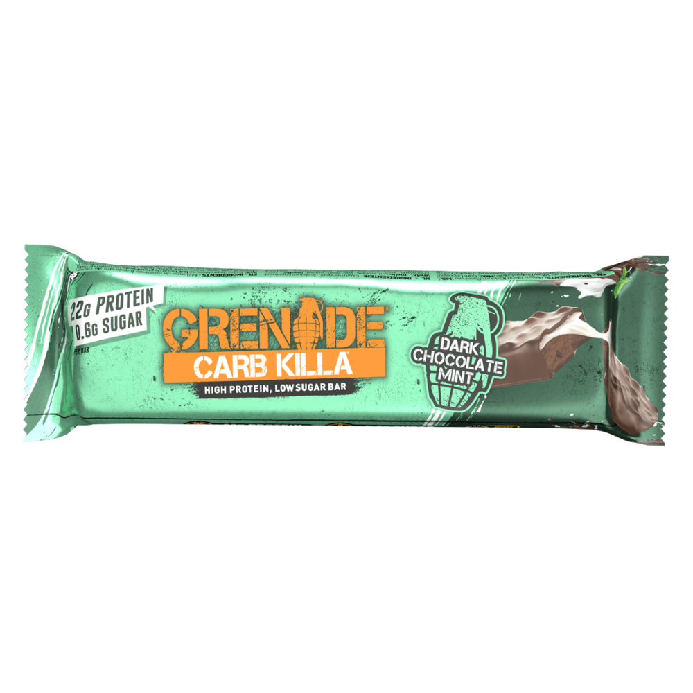 Grenade Mint Dark Chocolate Low Carb High Protein Bars - Mix Grenade Flavours UK - 1x60-Gram Bars