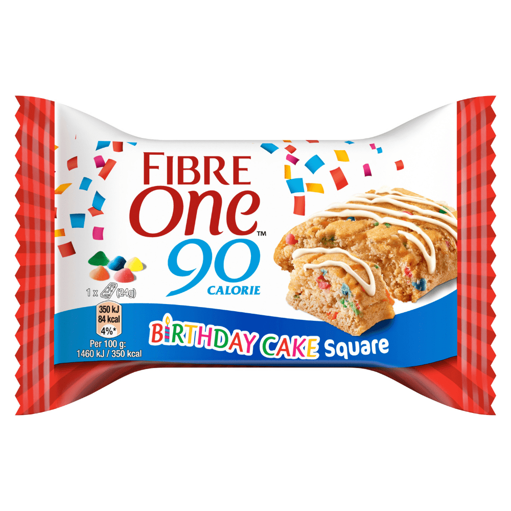 Birthday Cake Fibre One Low Calorie Bars