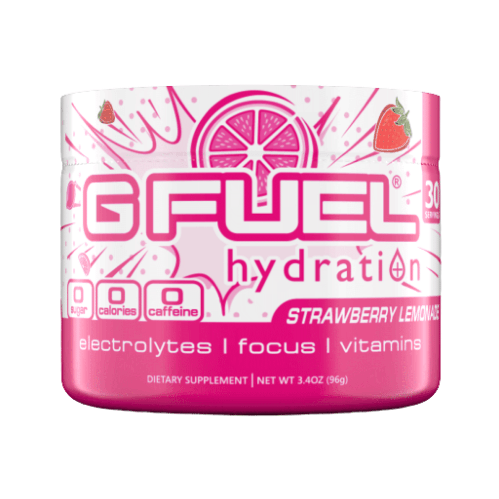 GFUEL Hydration Energy Drink Formula CaffeineFree Supplement