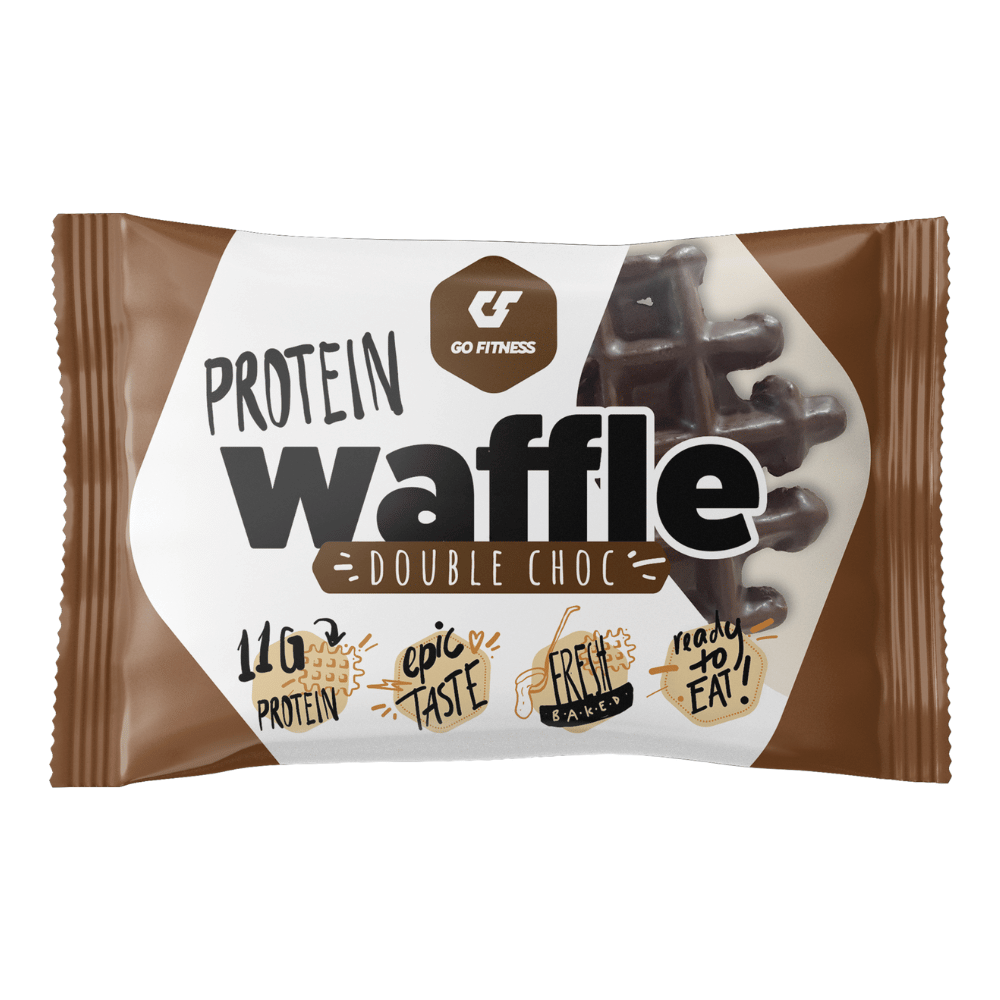 Go Fitness Double Chocolate Protein Waffles - 1x50g Packets