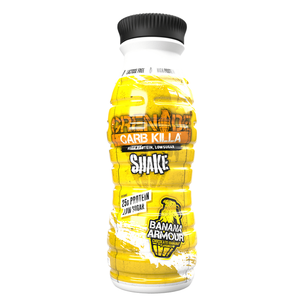 Banana Armour Protein Shake by Grenade 330ml Bottles - Chocolate Banana Flavour