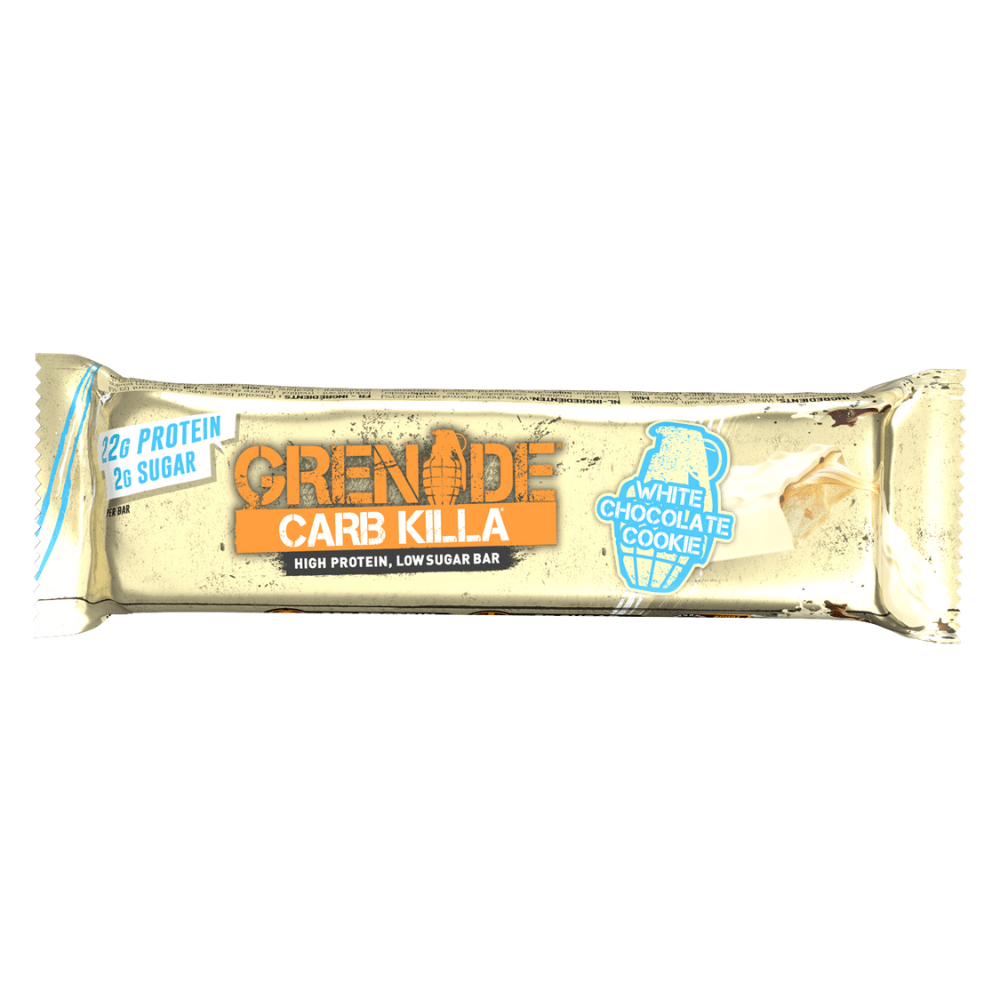 White Chocolate Cookie Grenade Low Sugar Carb Killa Bars 1x60-Gram