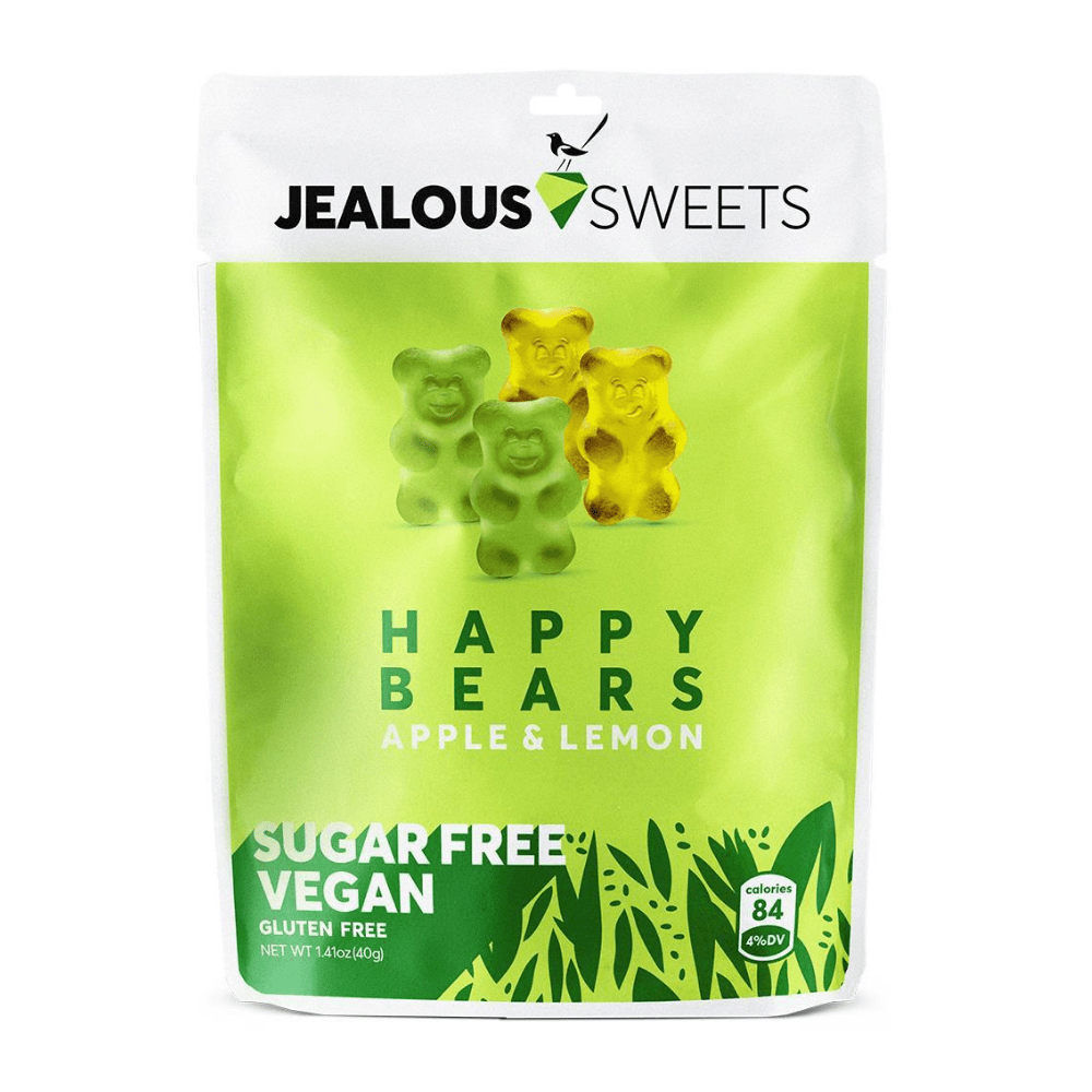 Jealous Sweets Low Calorie Candies UK - Happy Bears Flavour - Protein Package - 40g Packets