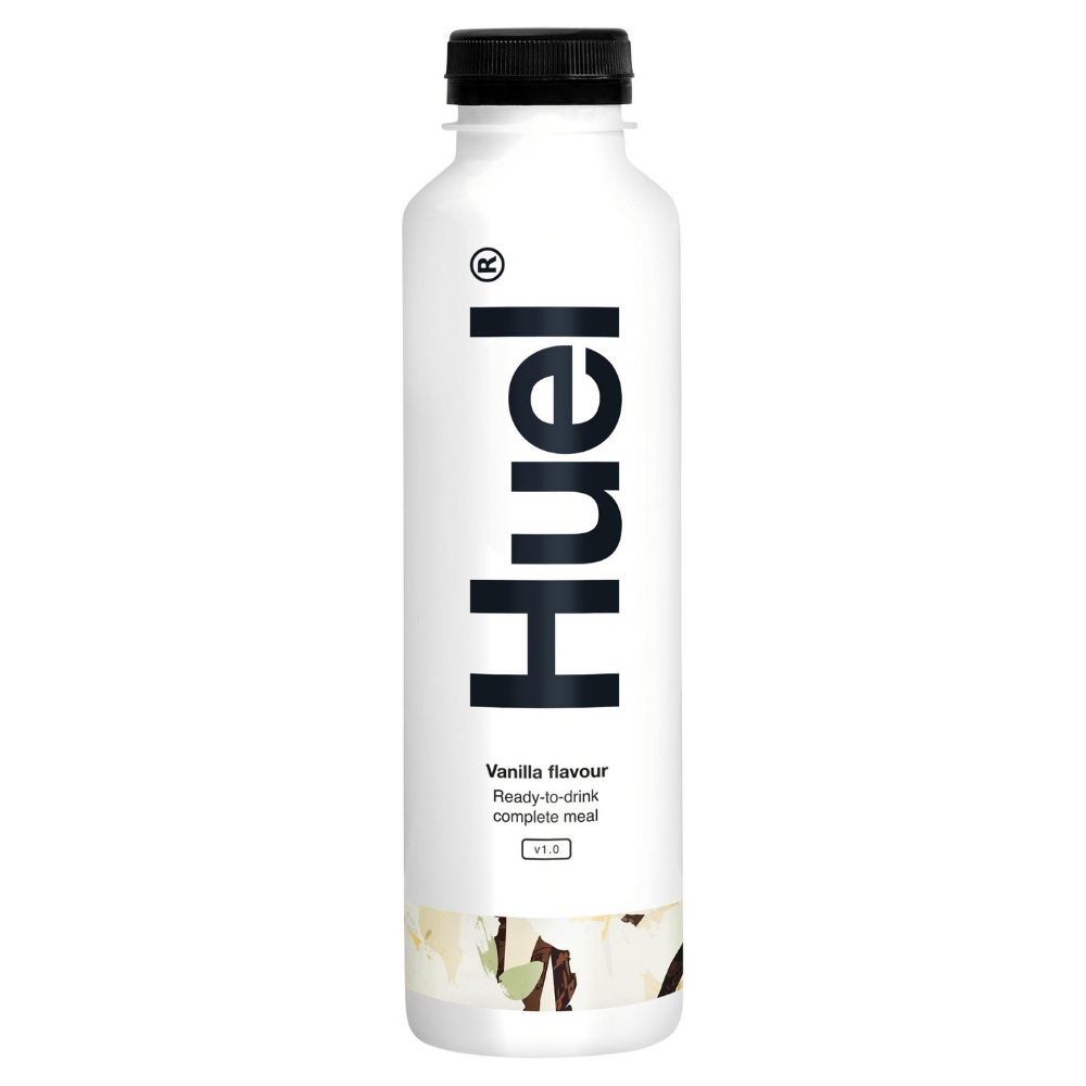 Huel's Vanilla Flavoured Ready-To-Drink Complete Meal Replacement Shakes 550ml Bottles - Protein Package UK