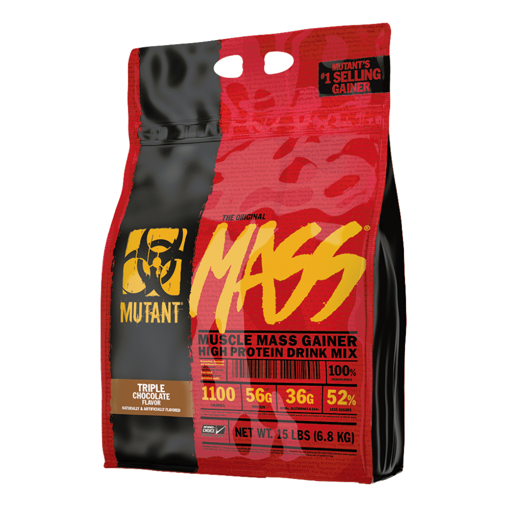 Mutant Triple Chocolate Mass Gainer Drinks Mix - Mutant UK - Protein Package