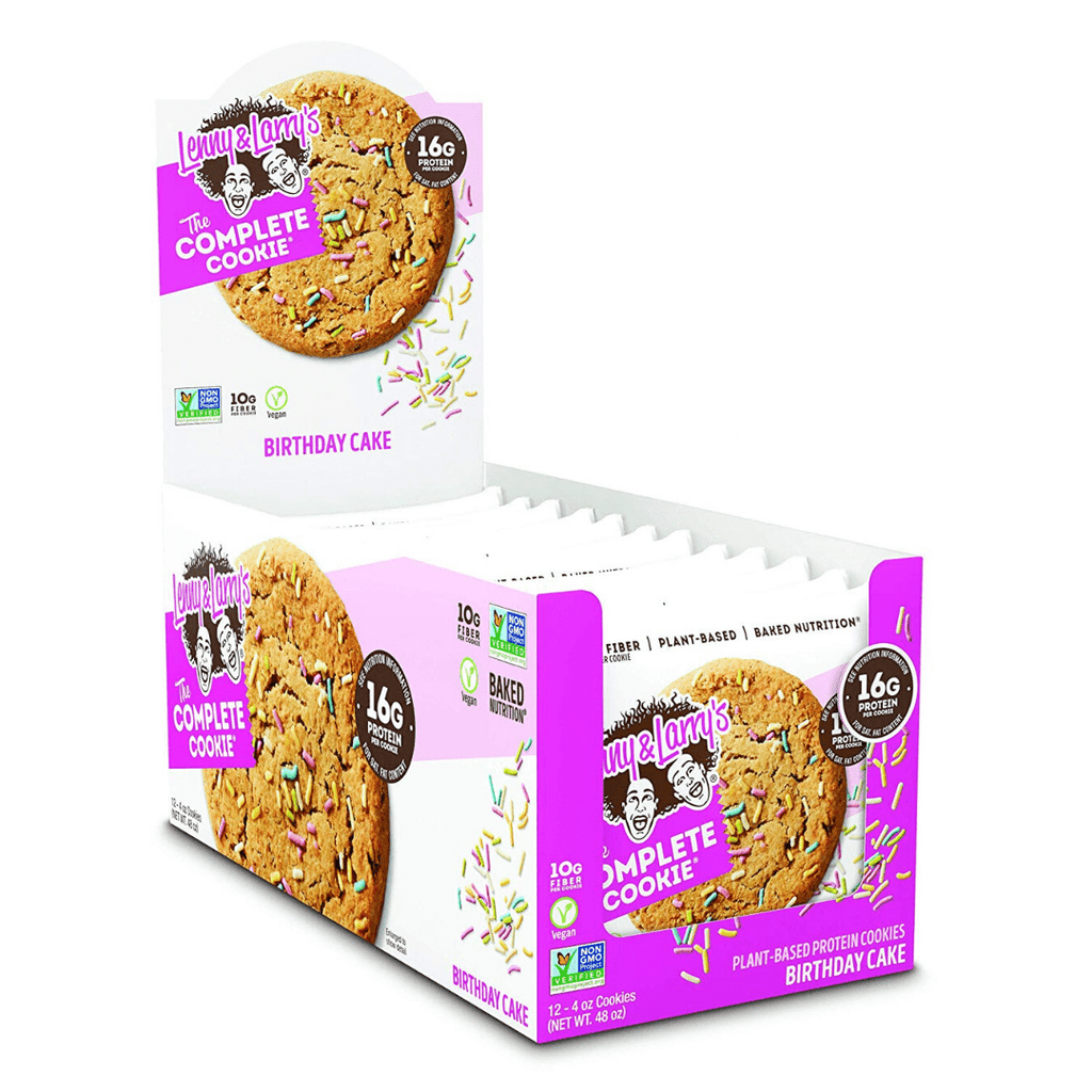 Lenny & Larry's Birthday Cake Complete Cookie Box (12 Cookies), Protein Cookies, Lenny & Larry's, Protein Package Protein Package Pick and Mix Protein UK