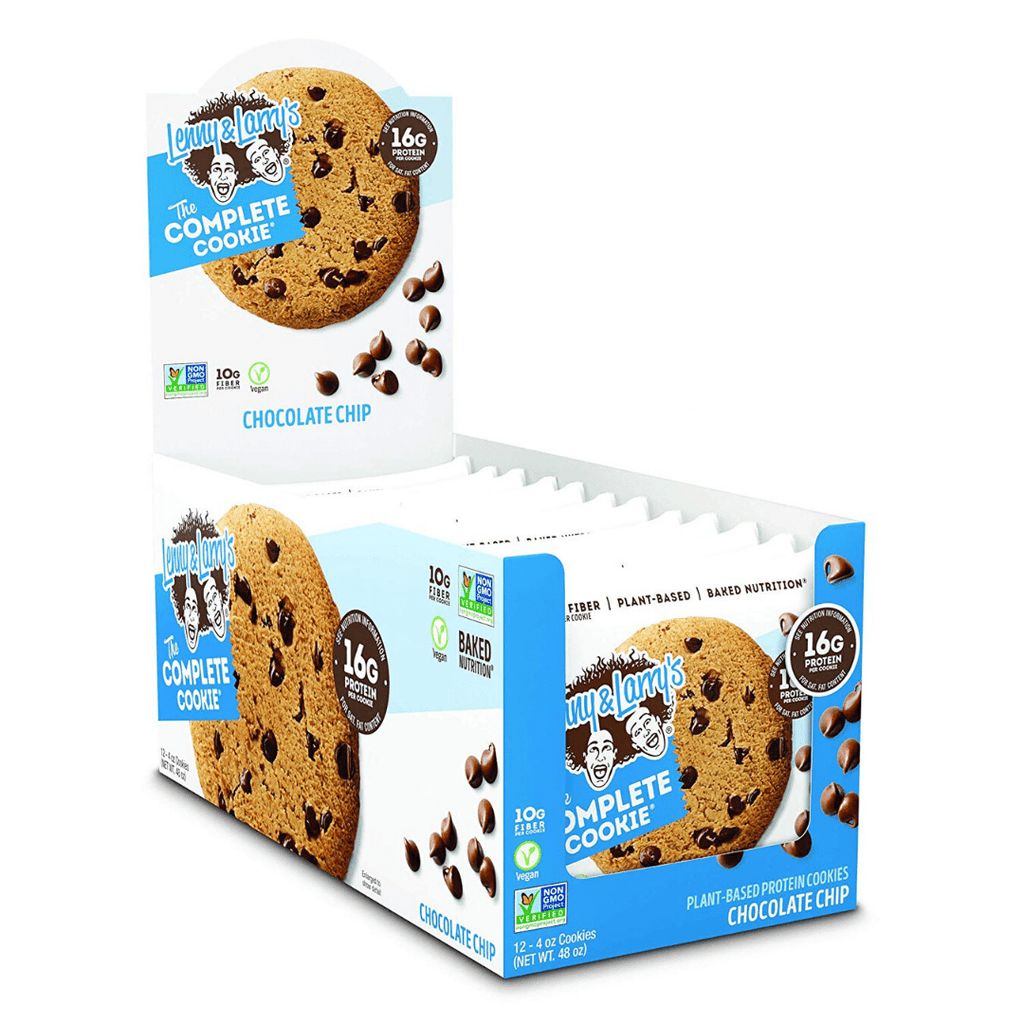 Lenny & Larry's Chocolate Chip Complete Cookie Box (12 Cookies), Protein Cookies, Lenny & Larry's, Protein Package Protein Package Pick and Mix Protein UK