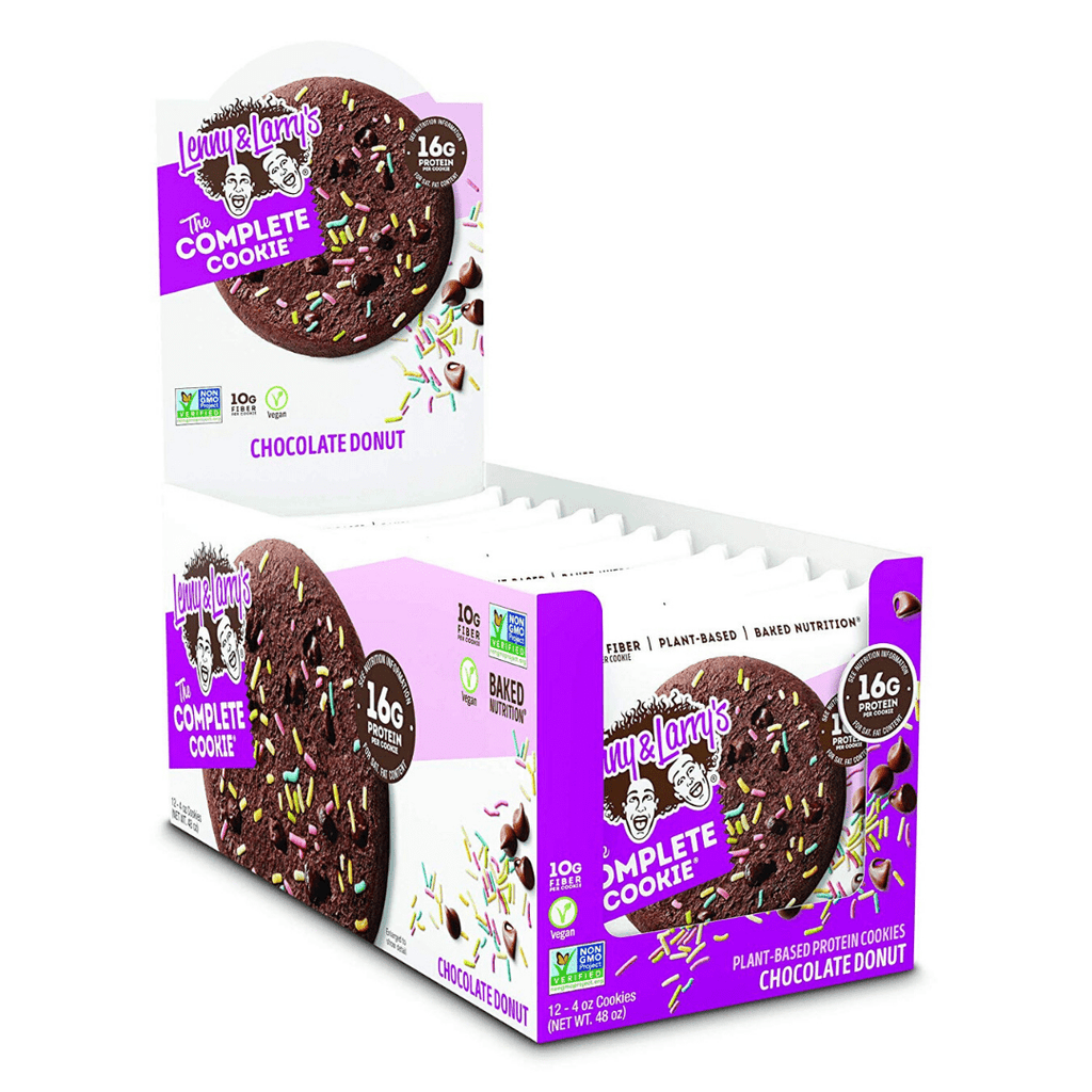 Chocolate Donut Lenny & Larry's Complete Cookie Box (12 Cookies), Protein Cookies, Lenny & Larry's, Protein Package Protein Package Pick and Mix Protein UK