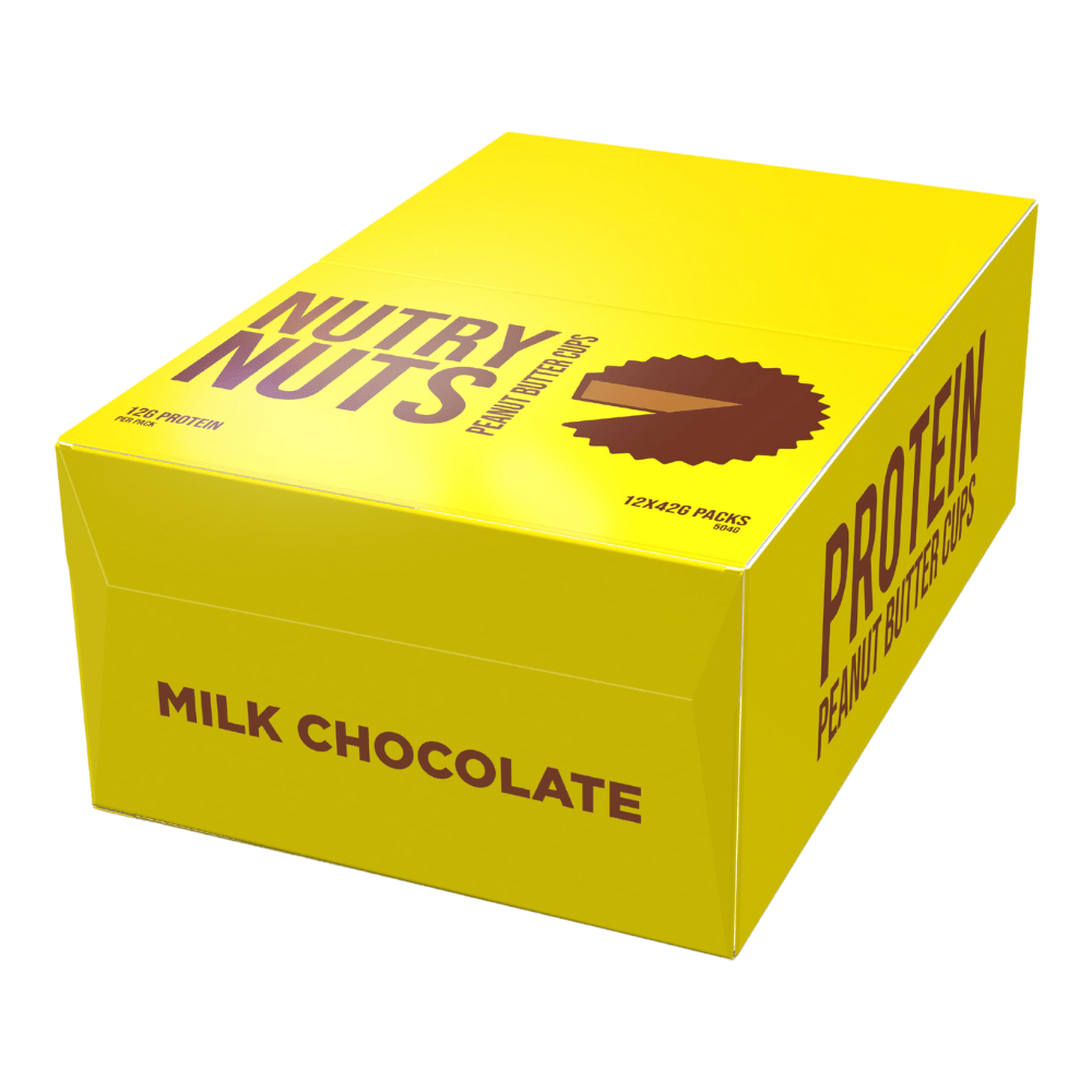 Nutry Nuts Milk Chocolate Protein Peanut Butter Cups 1x42g Protein