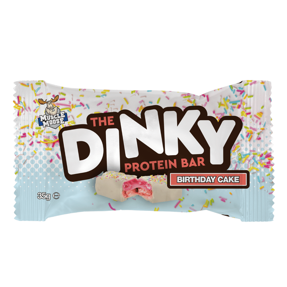 Birthday Cake - The Dinky Protein Bar - Muscle Moose - Single 35g Bar