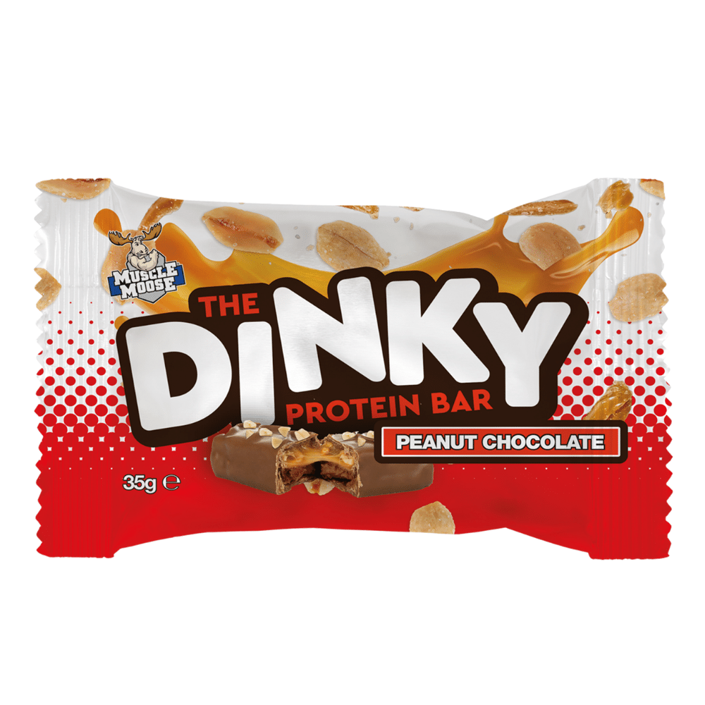 Peanut Chocolate 'The Dinky' Muscle Moose Protein Bars - Single 35g Bar