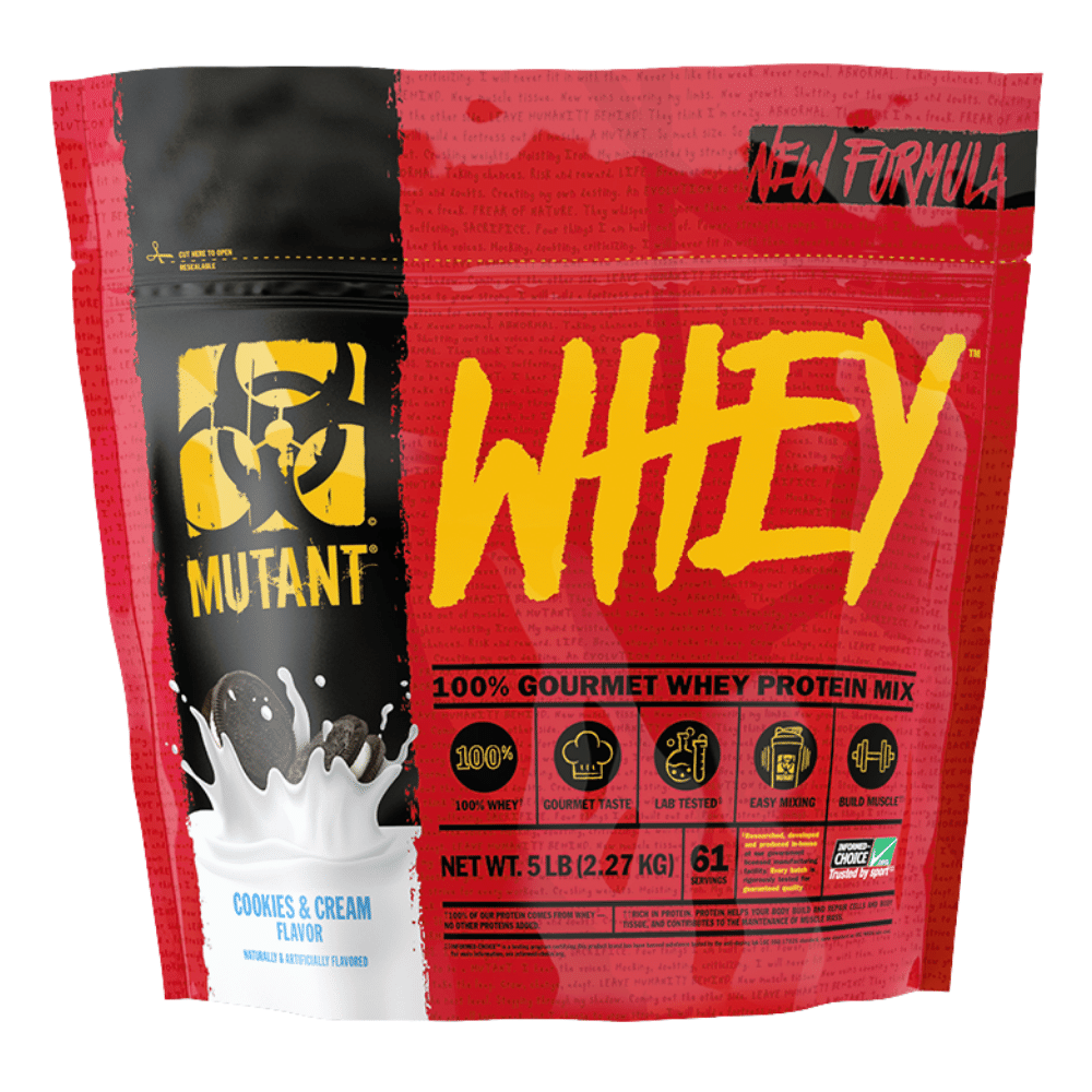 Mutant Whey Protein Powder 2.27kg (63 Servings) | Protein Package