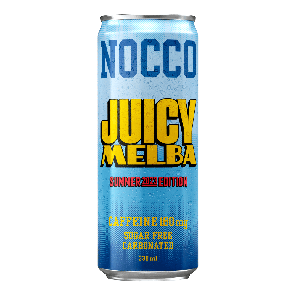 Juicy Melba NOCCO Summer Edition Flavoured BCAA Energy Drinks - Single 330ml Cans