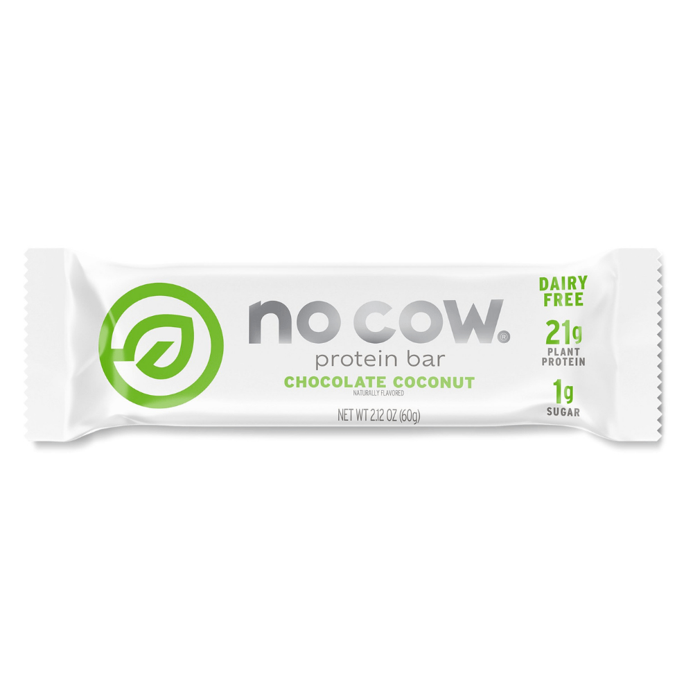 NoCow Coconut and Chocolate Naturally Flavoured Single 60g Protein Bars - Mix No Cow