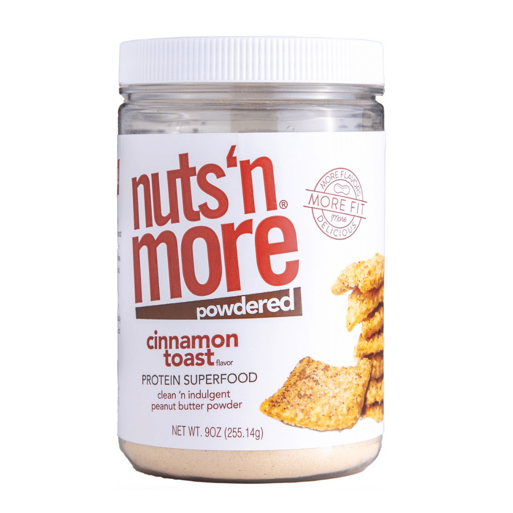 255.14-Gram Tub of Cinnamon Toast Nuts 'N More Protein Powdered Peanut Butter