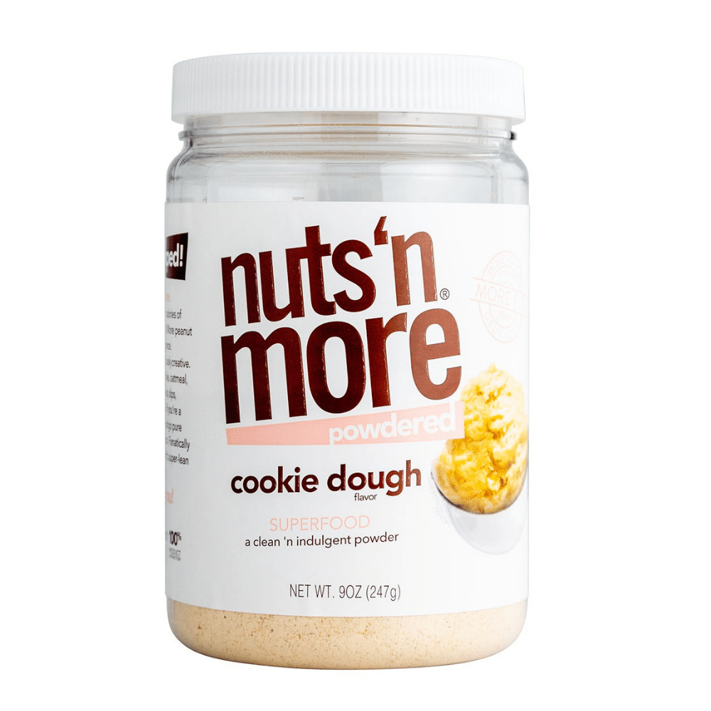 Cookie Dough Flavoured Nuts N More Powdered Peanut Butter Superfood 247-Gram Tubs - Protein Package UK
