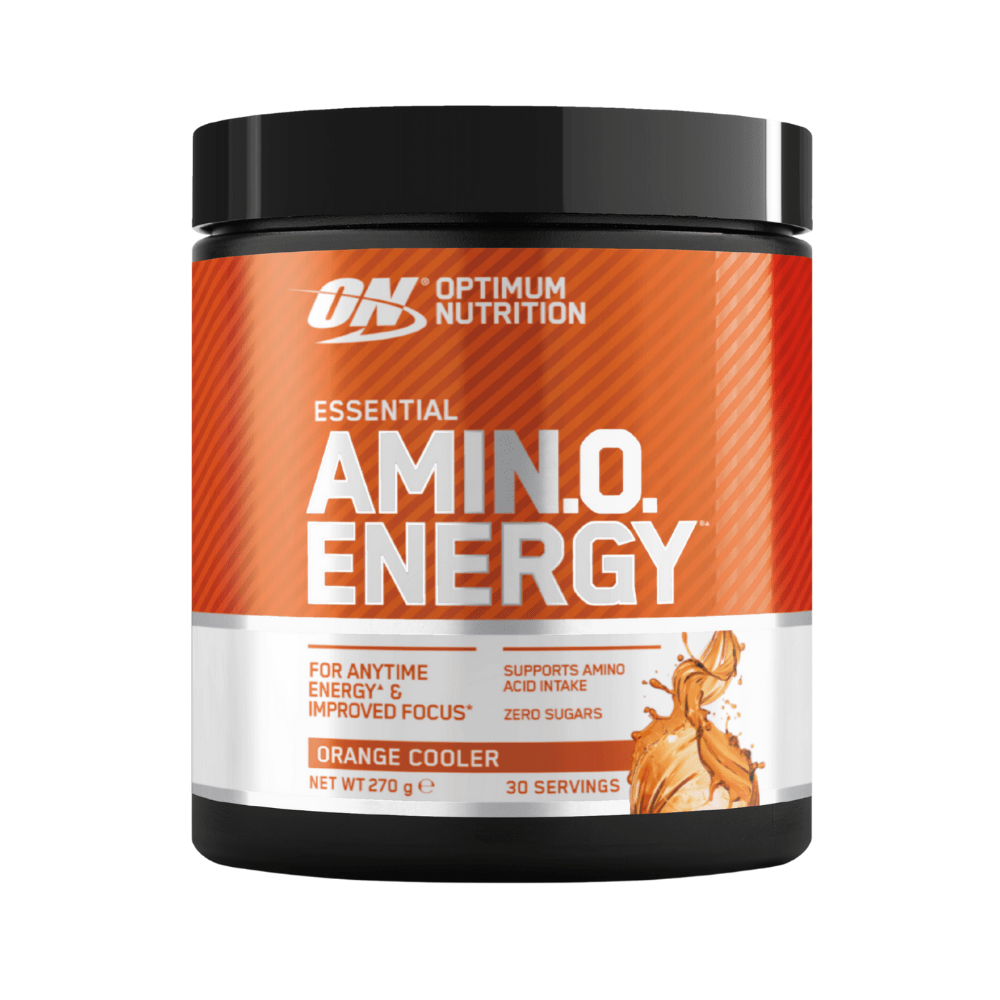 Orange Cooler Flavoured Essential Amino Energy Powders - 270-Grams - 30 Servings 