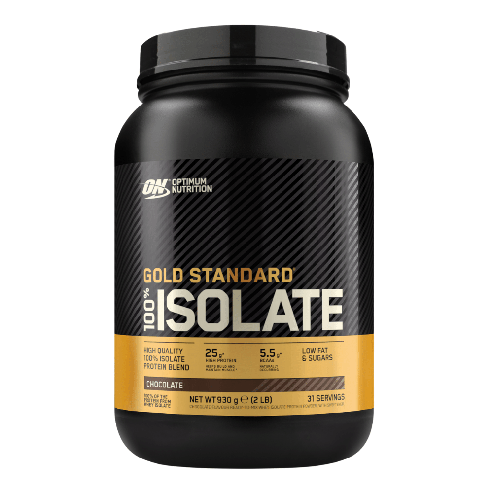 Chocolate Gold Standard 100% Isolate by Optimum Nutrition - 31 Serving Tubs - Protein Package UK