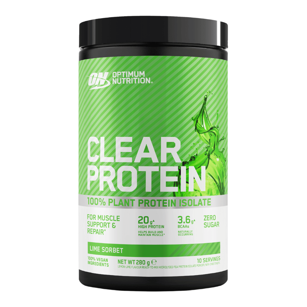 Lime Sorbet Optimum Nutrition Clear Vegan Isolate Protein Powder - 10 Servings (280g) 